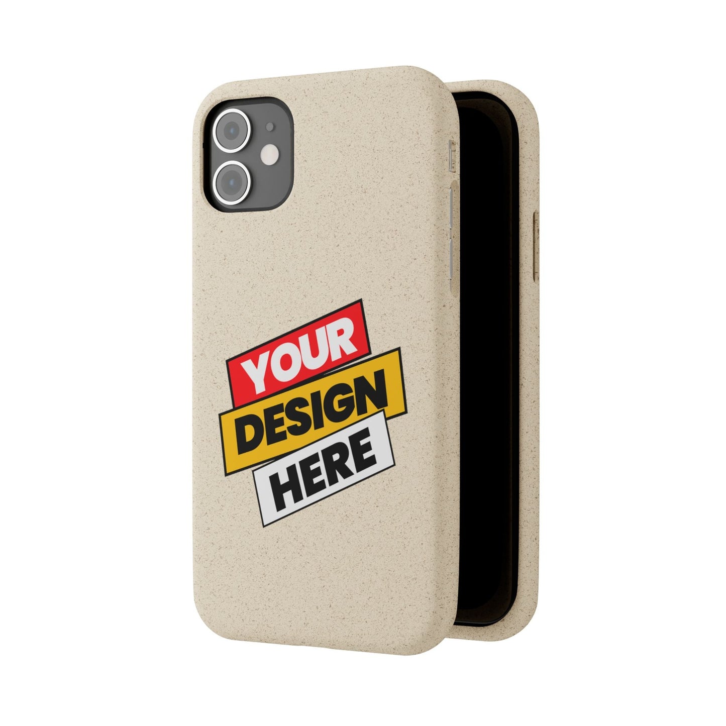 Eco-Friendly Phone Case, Biodegradable Phone Cover, Sustainable Accessory, Customizable iPhone Case, Green Gift Idea, Environmentally