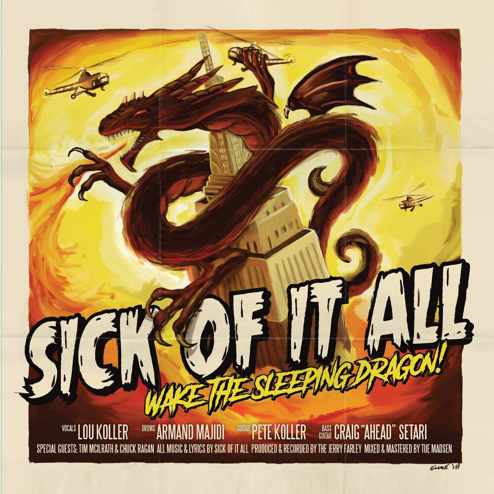 Sick Of It All - Wake The Sleeping Dragon! [LP] Vinyl Record