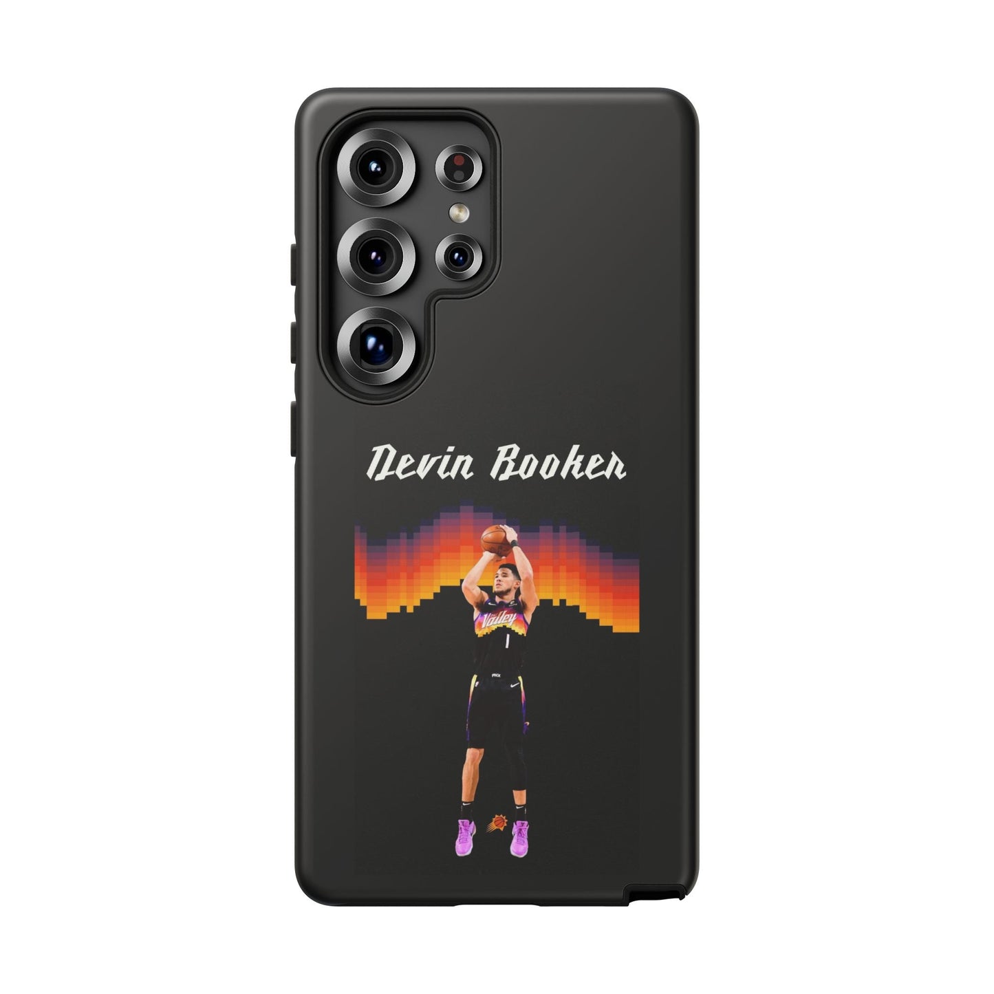 Devin Booker Precision Blaze Series – Dual-Layer ShockGuard Protection | Fits iPhone 8–16 Pro Max & Samsung Galaxy S10–S25 Ultra