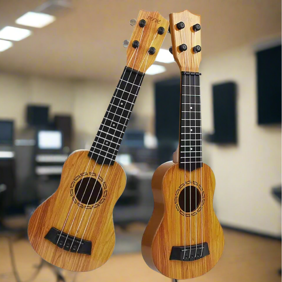 35cm Children Guitar Toy Can Be Used To Play Elementary Instruments With Paddles Simulating Yukrili Music Toys - THOOBO!