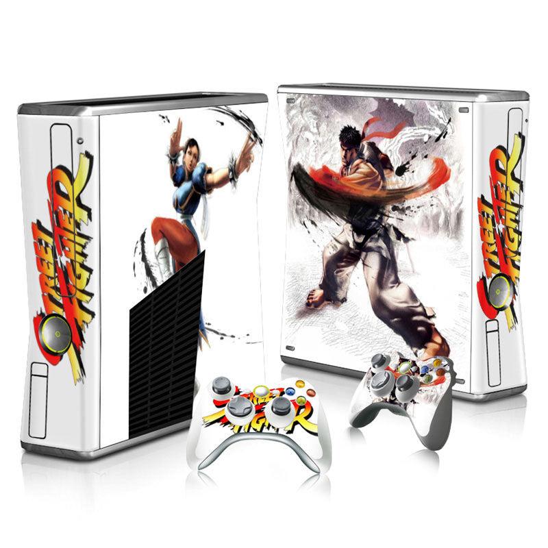 Xbox 360 Slim Full Body Color Membrane Stickers with Scratch-Resistant Protection