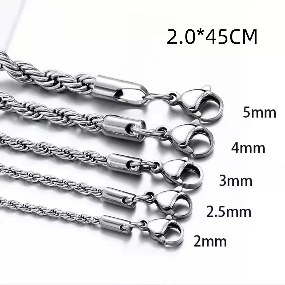 S925 Sterling Silver Octagonal Snake Bones Chain