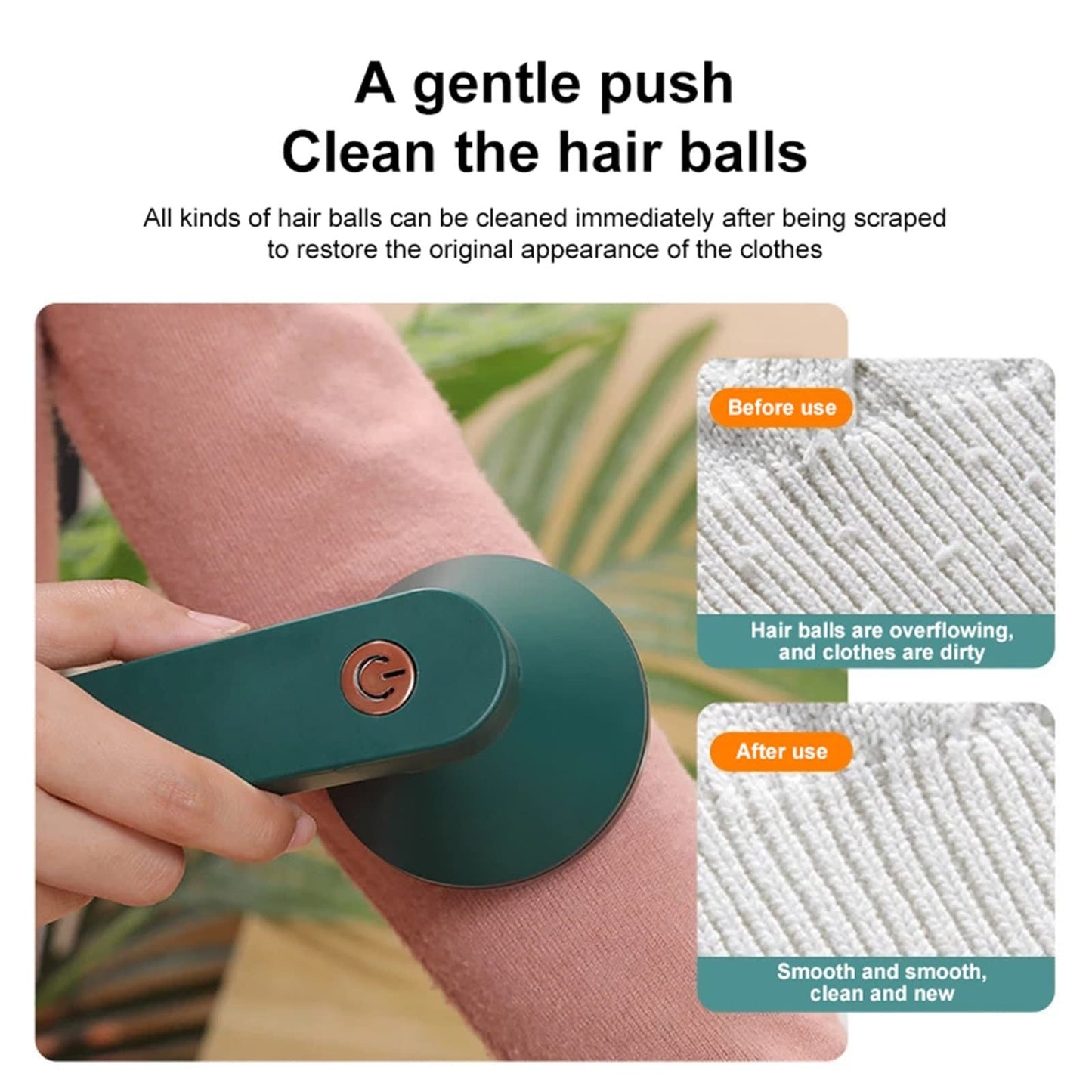 USB Rechargeable Electric Lint Remover, Portable