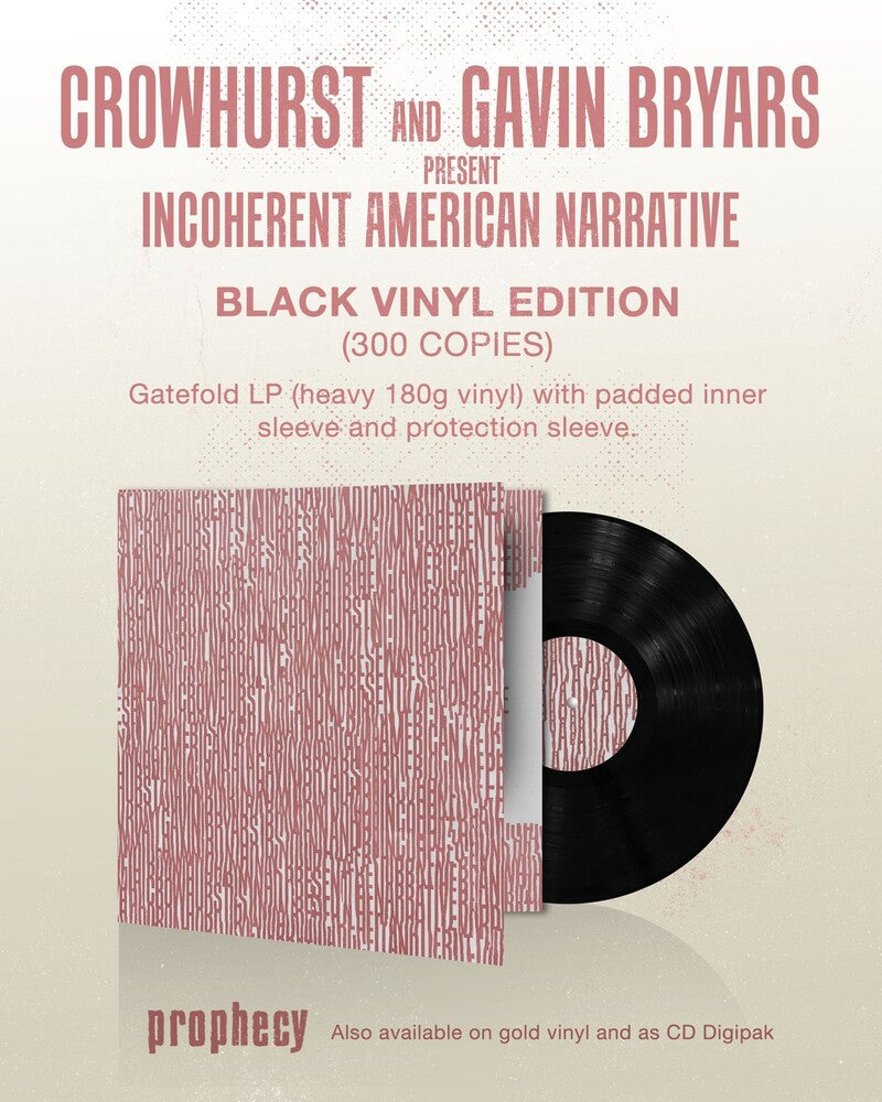 Crowhurst / Gavin Bryars - Crowhurst and Gavin Bryars present Incoherent American Narrative [LP] Vinyl Record
