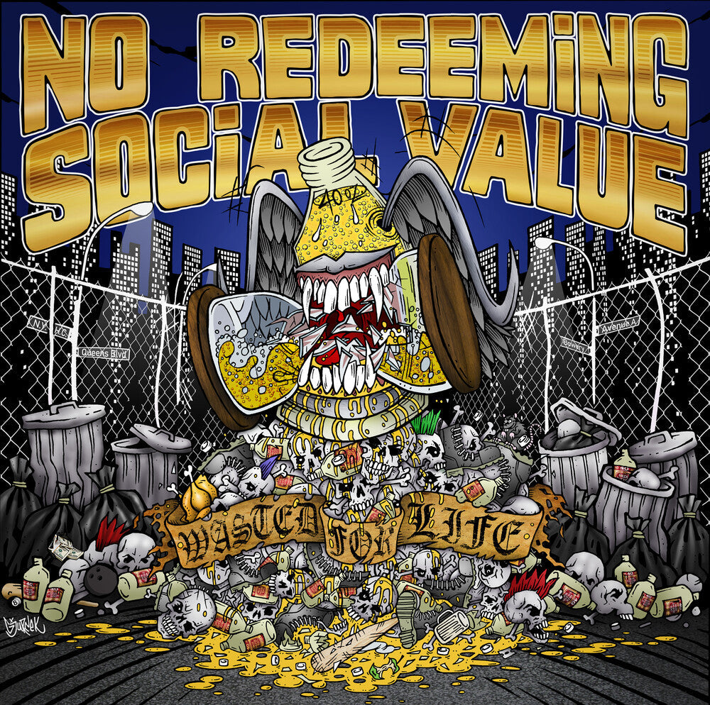 No Redeeming Social Value - Wasted For Life [LP] Vinyl Record