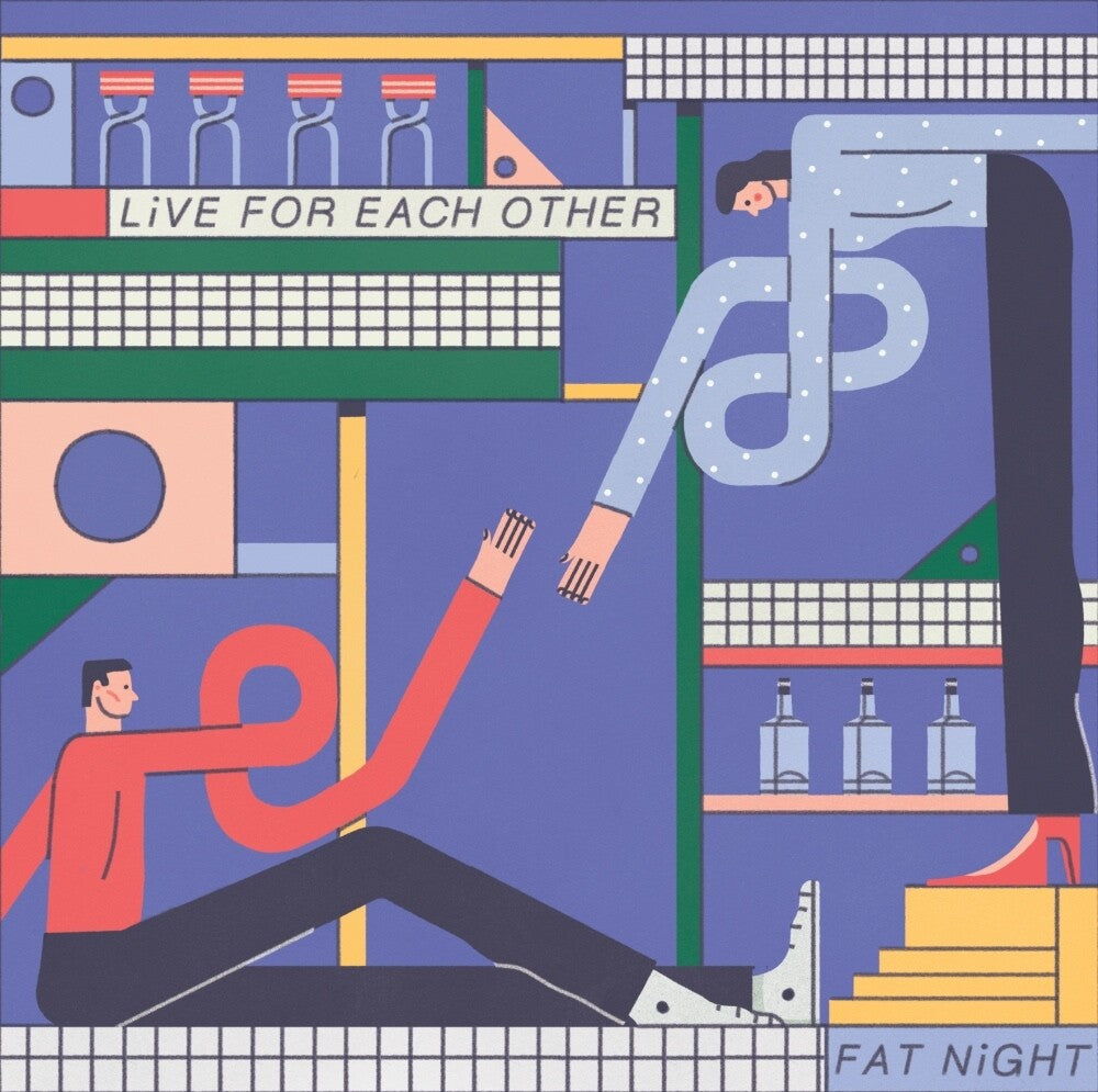 Fat Night - Live for Each Other [LP] Vinyl Record