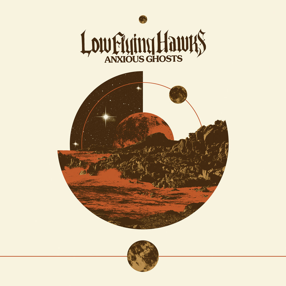 Lowflyinghawks - Anxious Ghosts (Oxblood & Gold Tri-Color) [LP] Vinyl Record