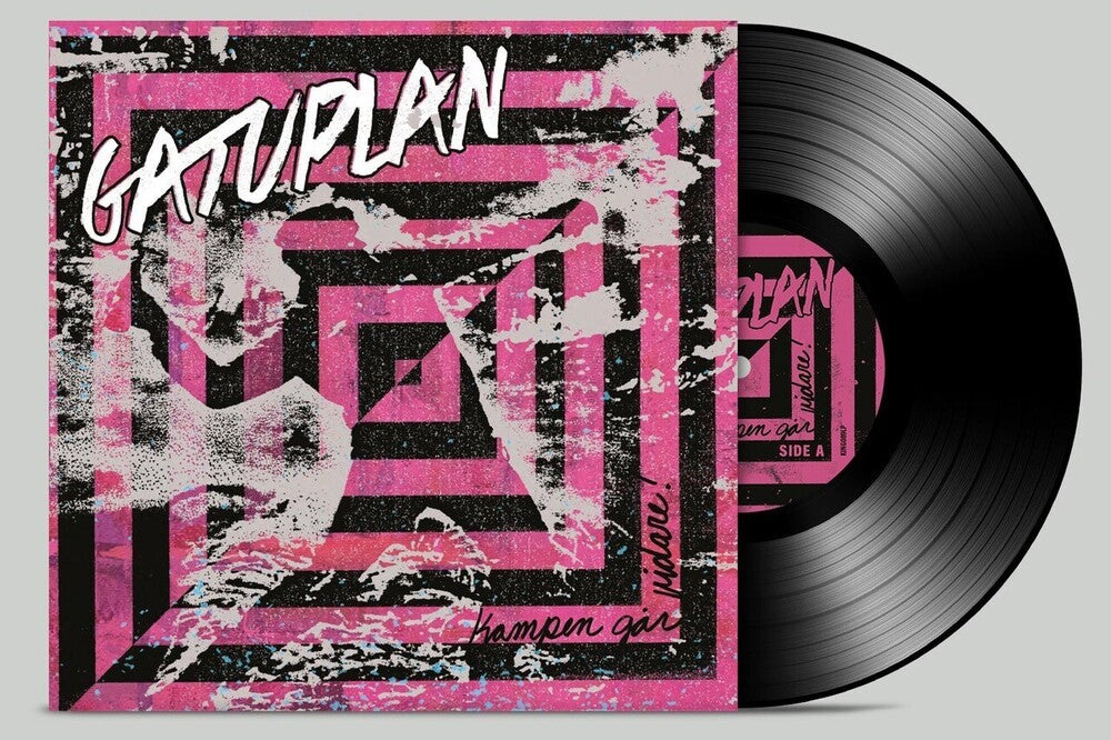 Gatuplan - Kampen Gar Vidare! (Incl. Pink 7") [LP] Vinyl Record