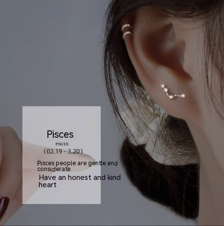 S925 Constellation Stud Earrings