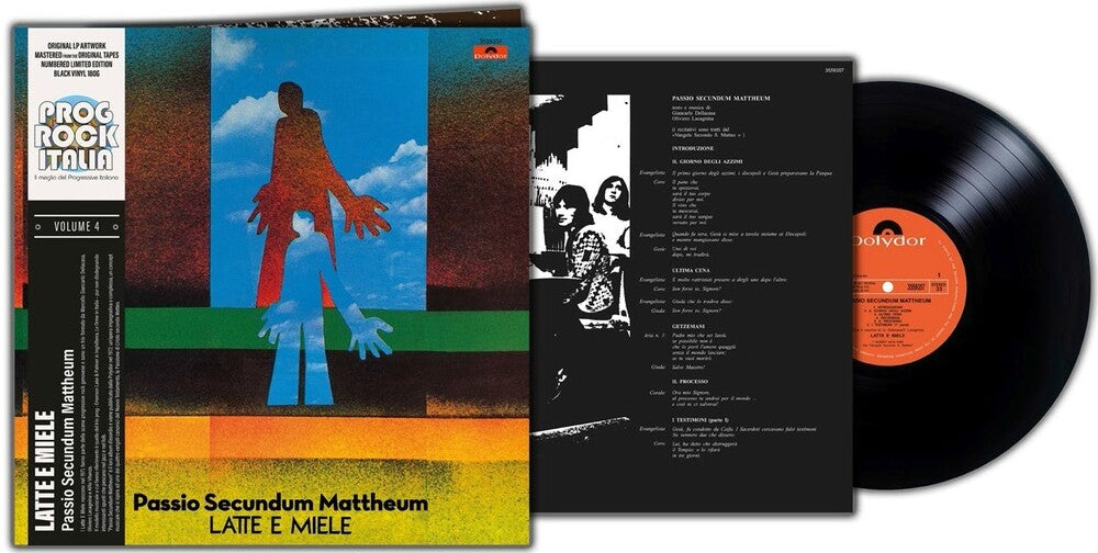 Latte E Miele - Passio Secundum Mattheum [LP] Vinyl Record