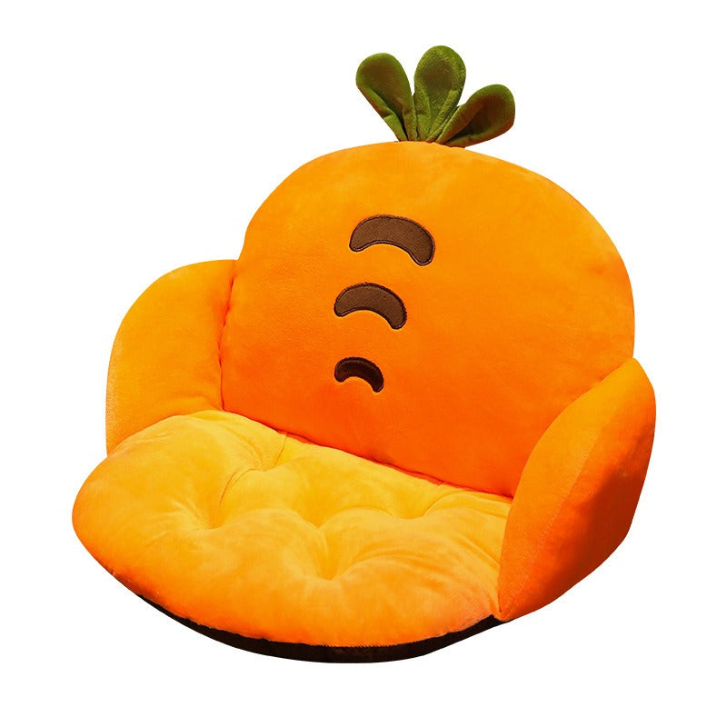 Cartoon animal connected seat cushion, integrated chair cushion, office sedentary student seat cushion