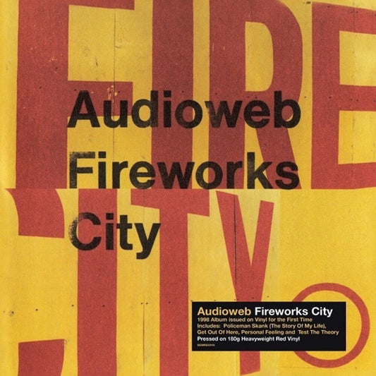 Audioweb - Fireworks City [Colored Vinyl] [180 Gram] (Red) (Uk) Vinyl Record