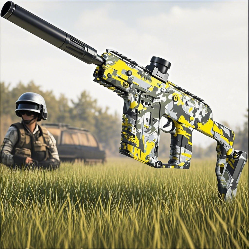 Electric high-speed continuous AK boy toy gun