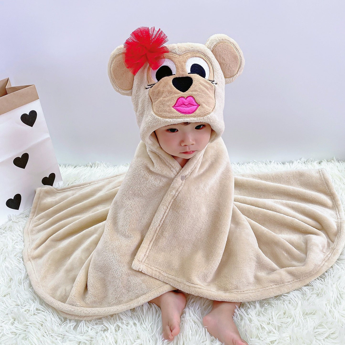 Infant Baby Cloak Cloak Quilt Multi-style Cartoon Flannel Quilt