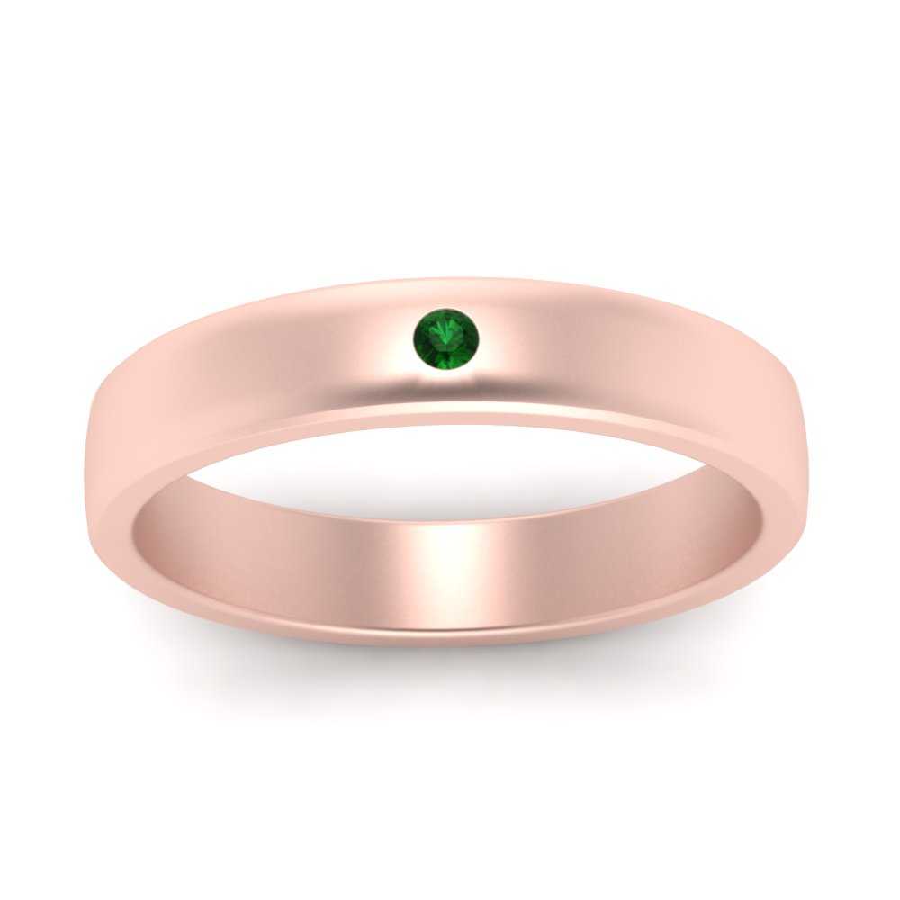 Round Diamond Classic Mens Band