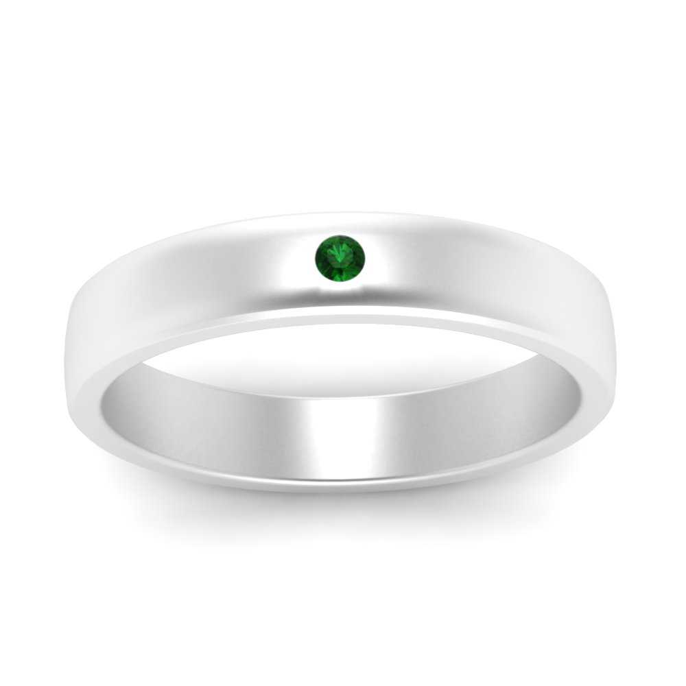 Round Diamond Classic Mens Band