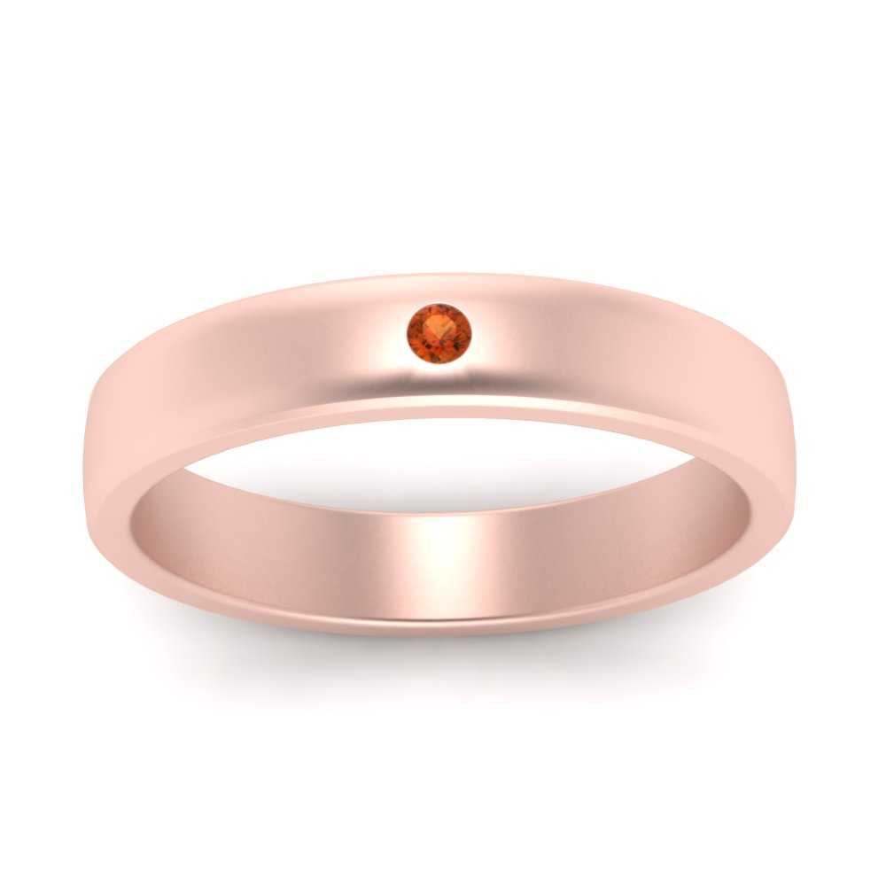 Round Diamond Classic Mens Band