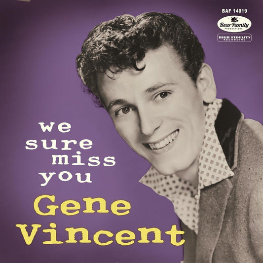 Gene Vincent - We Sure Miss You (W/Cd) (10in) [With Booklet] Vinyl Record