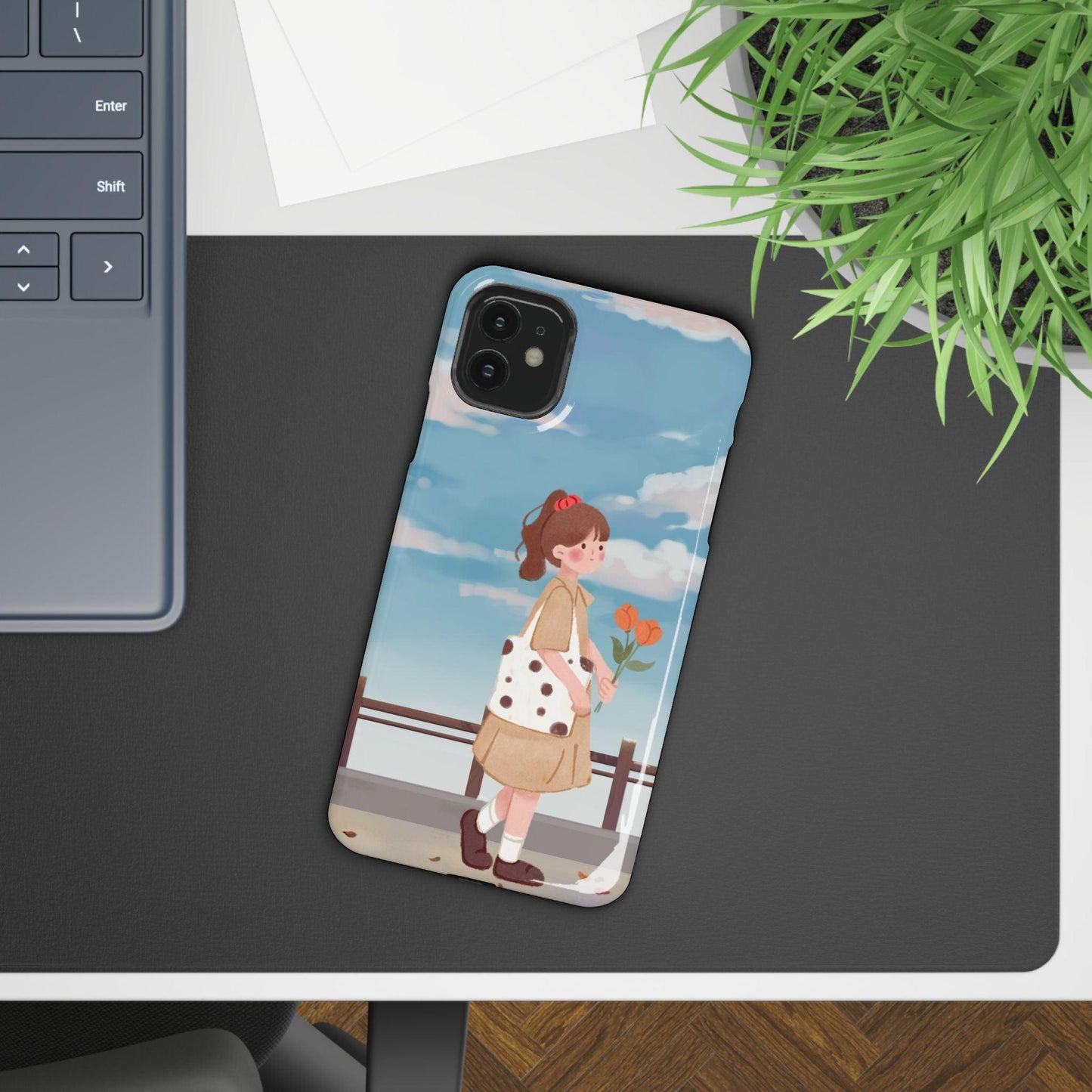 Joyful Stroll Mobile Cover – Embrace Happiness Everywhere You Go!