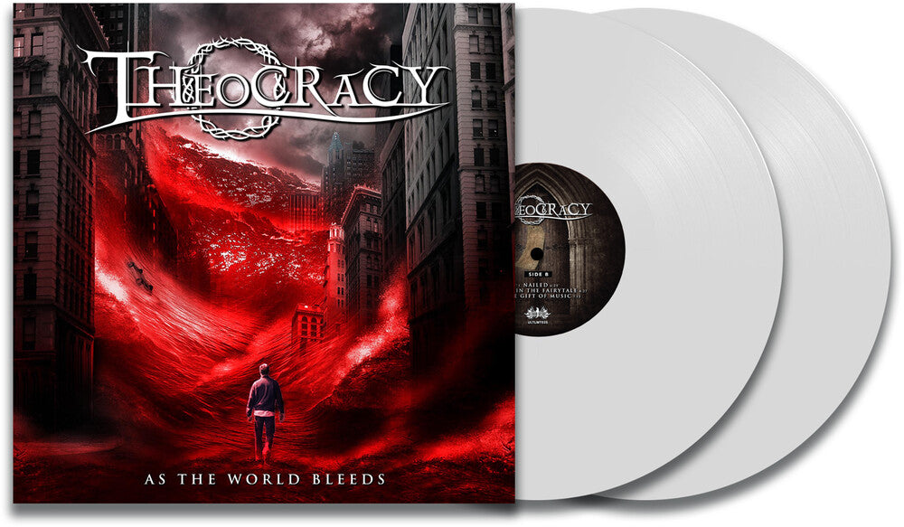 Theocracy - As the World Bleeds (White/Black Marble + Blood Red Vinyl) [LP] Vinyl Record