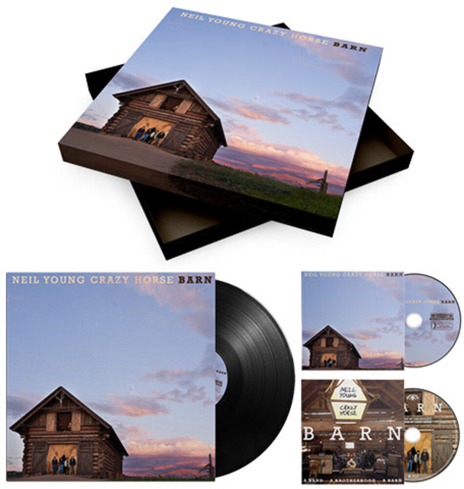 Neil Young with Crazy Horse - Barn [Deluxe Edition LP/CD/Blu-ray] Vinyl Record