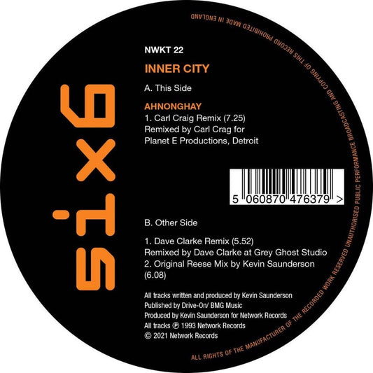 Inner City - Ahnonghay [LP] Vinyl Record