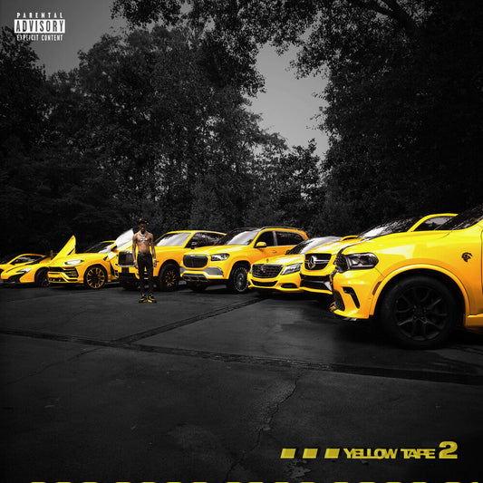 Key Glock - Yellow Tape 2 (Canary Yellow) [Colored Vinyl] (Ylw) Vinyl Record