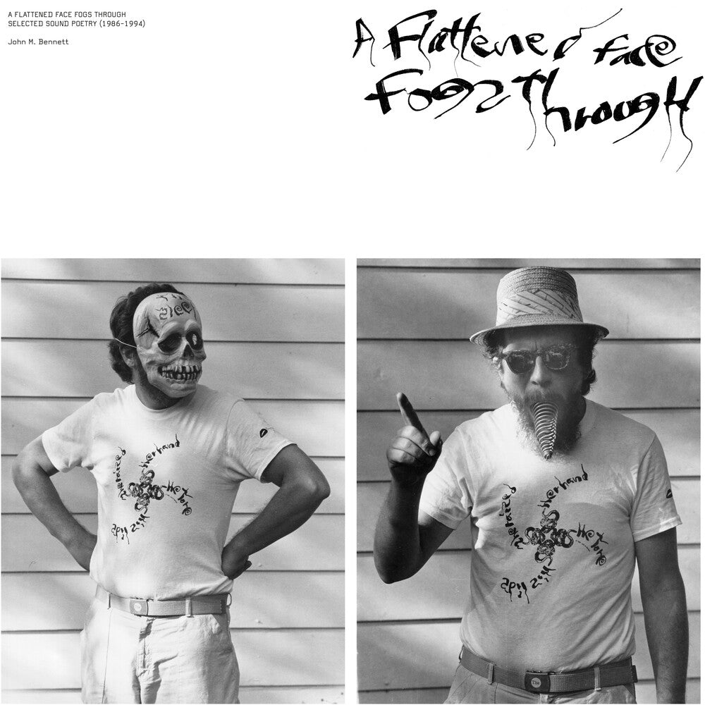 John Bennett  M - Flattened Face Fogs Through: Selected Sound Poetry [LP] Vinyl Record