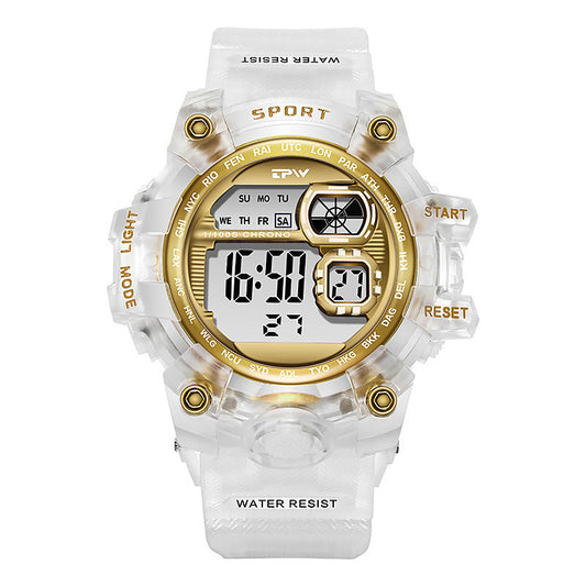 In Stock LED Electronic Waterproof Watch for Ladies