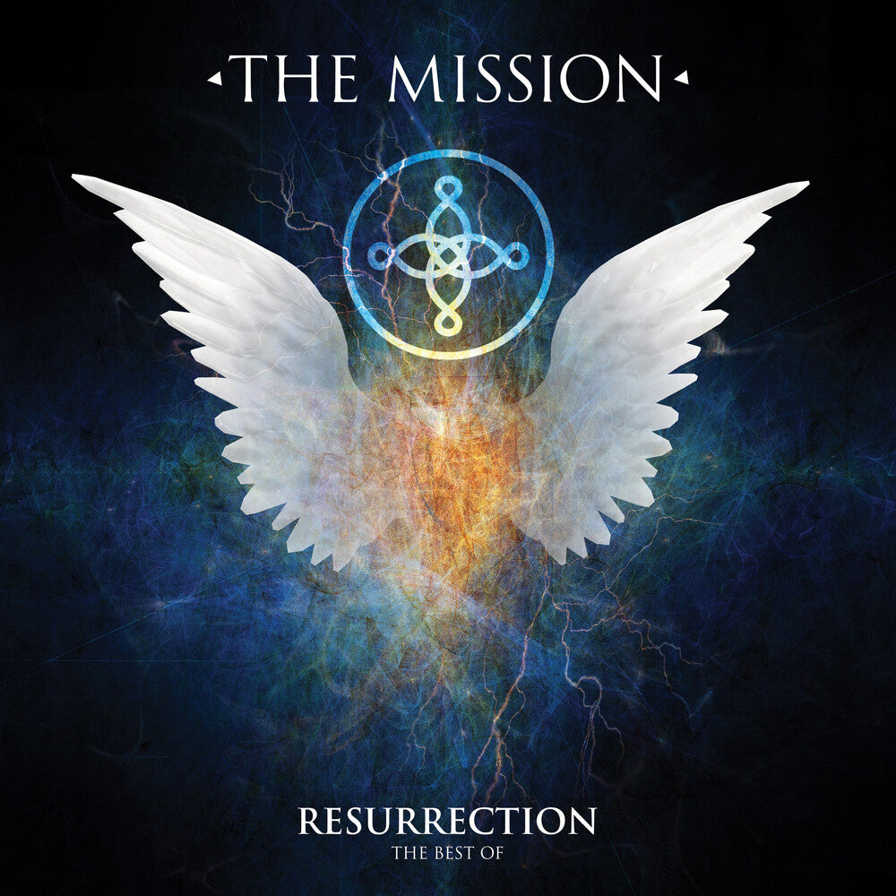 Mission - Resurrection - Best Of - Blue White Marble (Blue) [LP] Vinyl Record