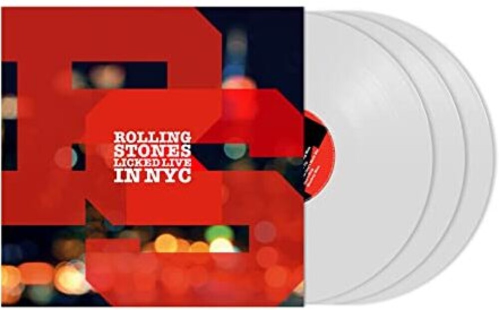 The Rolling Stones - Licked Live In NYC [Limited Edition White 3 LP] Vinyl Record
