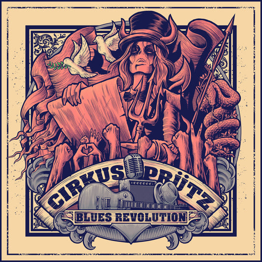 Cirkus Prütz - Blues Revolution [Colored Vinyl] [Limited Edition] (Red) Vinyl Record
