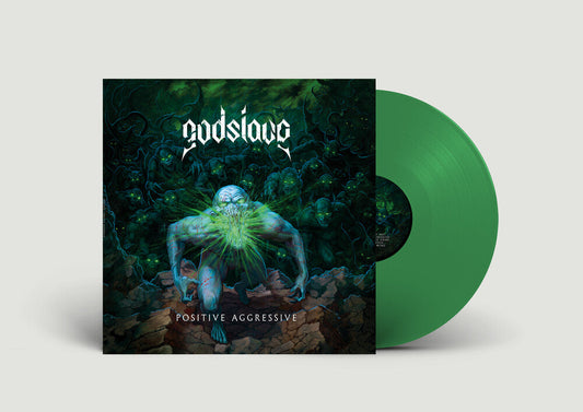 Godslave - Positive Aggressive - Green [Colored Vinyl] (Grn) [Limited Edition] Vinyl Record