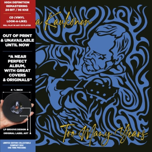 Jorma Kaukonen - Too Many Years [RSD Black Friday 2022] Vinyl Record