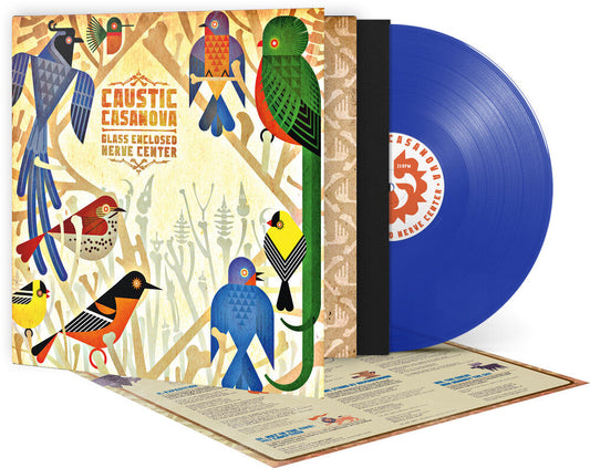 Caustic Casanova - Glass Enclosed Nerve Center - Transparent Blue [LP] Vinyl Record