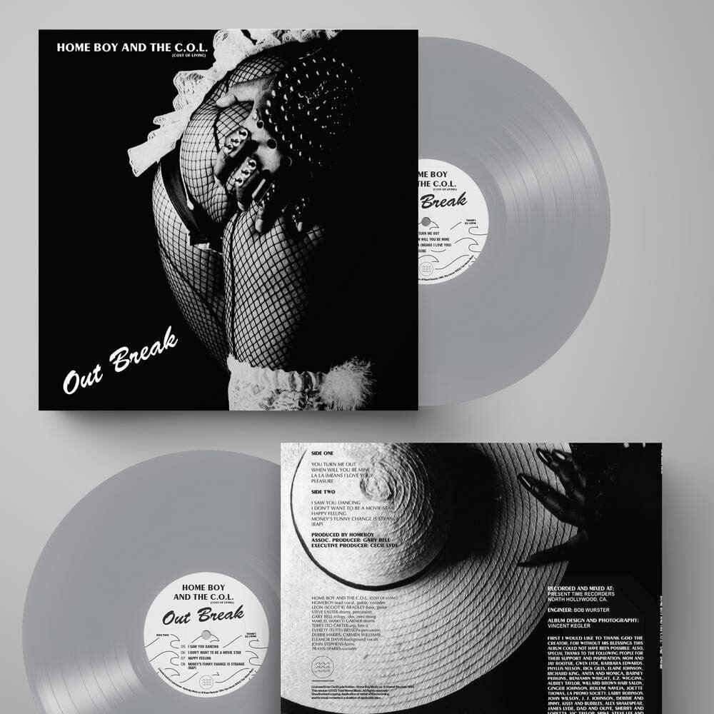 Home Boy and the C.O.L. - Out Break [RSD Essential Indie Colorway Silver LP] Vinyl Record