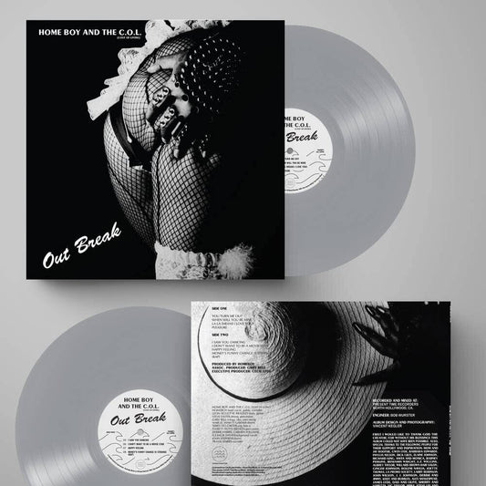 Home Boy and the C.O.L. - Out Break [RSD Essential Indie Colorway Silver LP] Vinyl Record