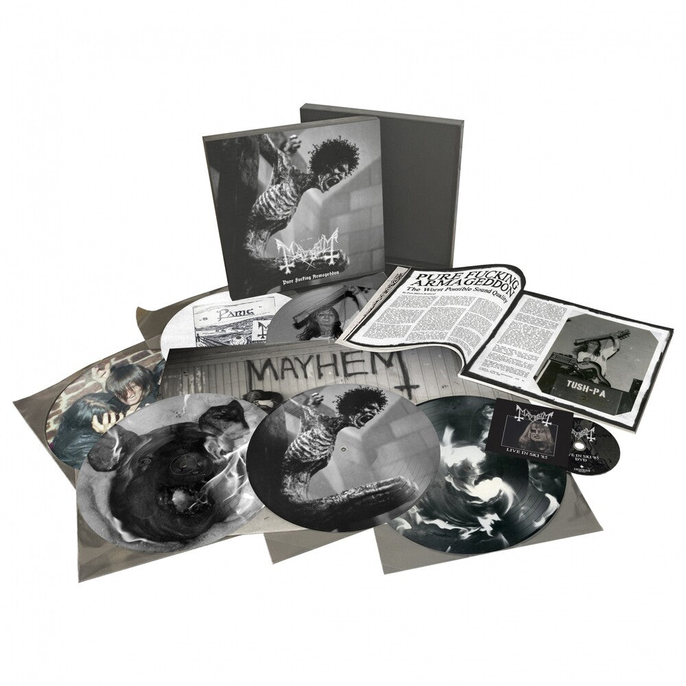 Mayhem - Pure Fucking Armageddon - 6LP Picture Discs w/ DVD [LP] Vinyl Record