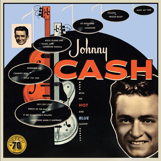 Johnny Cash - With His Hot And Blue Guitar: Sun Records 70th / Remastered 2022 [LP] Vinyl Record