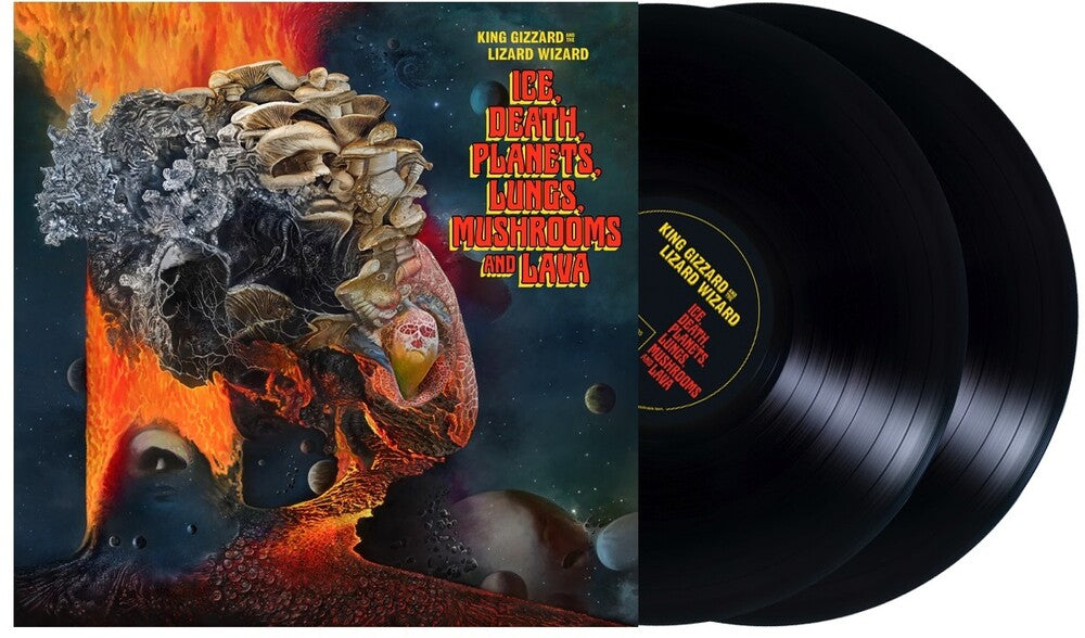 King Gizzard & The Lizard Wizard - Ice, Death, Planets, Lungs, Mushrooms and Lava [Limited Edition Recycled Black Wax 2 LP] Vinyl Record