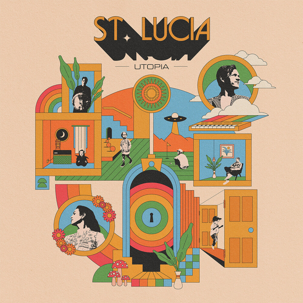 St. Lucia - Utopia - Easter Yellow & Baby Blue [LP] Vinyl Record