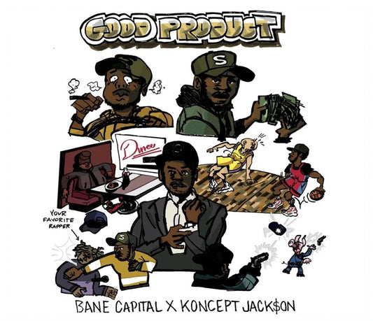 Bane Capital & Koncept Jack$On - Good Product [LP] Vinyl Record