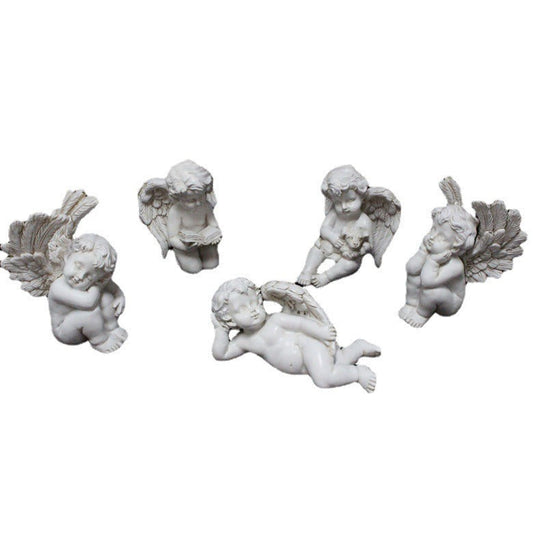 Angel plugin garden little girl resin flower decoration micro landscape garden statue