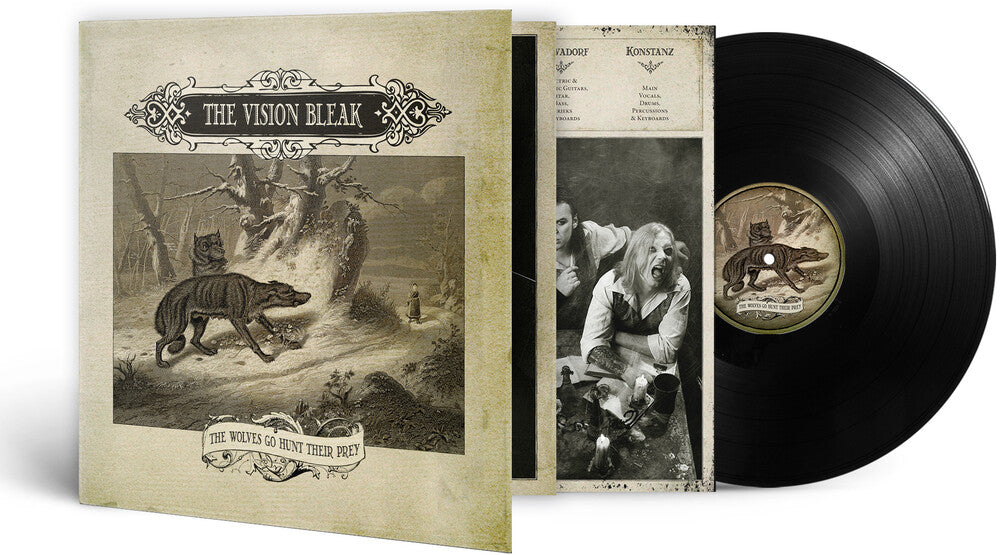 Vision Bleak - Wolves Go Hunt Their Prey (Blk) (Gate) [LP] Vinyl Record