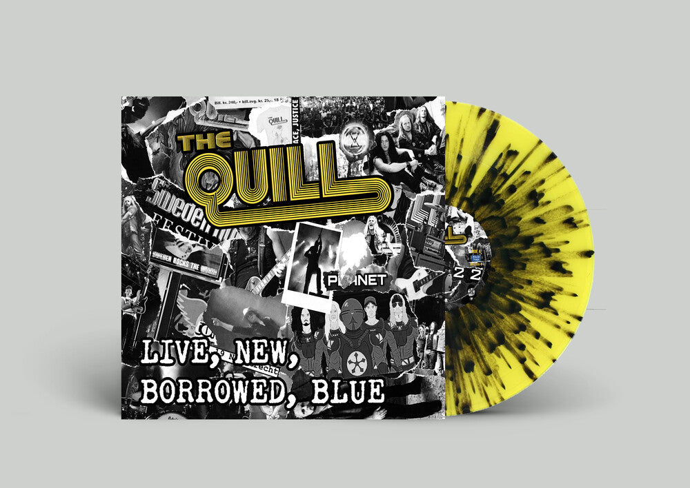 The Quill - Live, New, Borrowed, Blue - Black Yellow Splatter [LP] Vinyl Record
