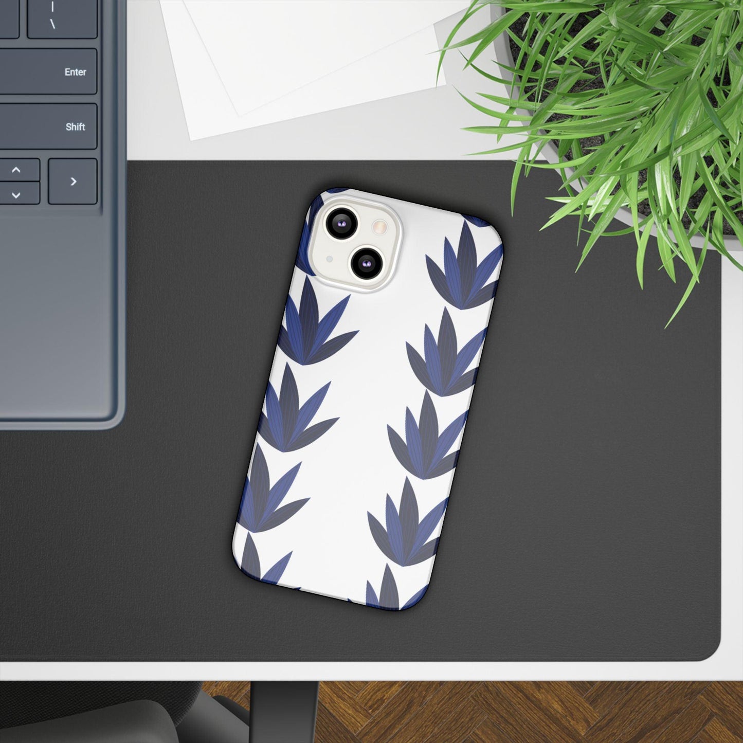 Leafy Serenity Phone Case – Embrace Nature’s Calm
