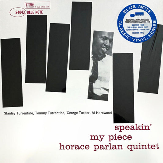 Horace Parlan - Speakin My Piece (Blue Note Classic Series)[LP] Vinyl Record