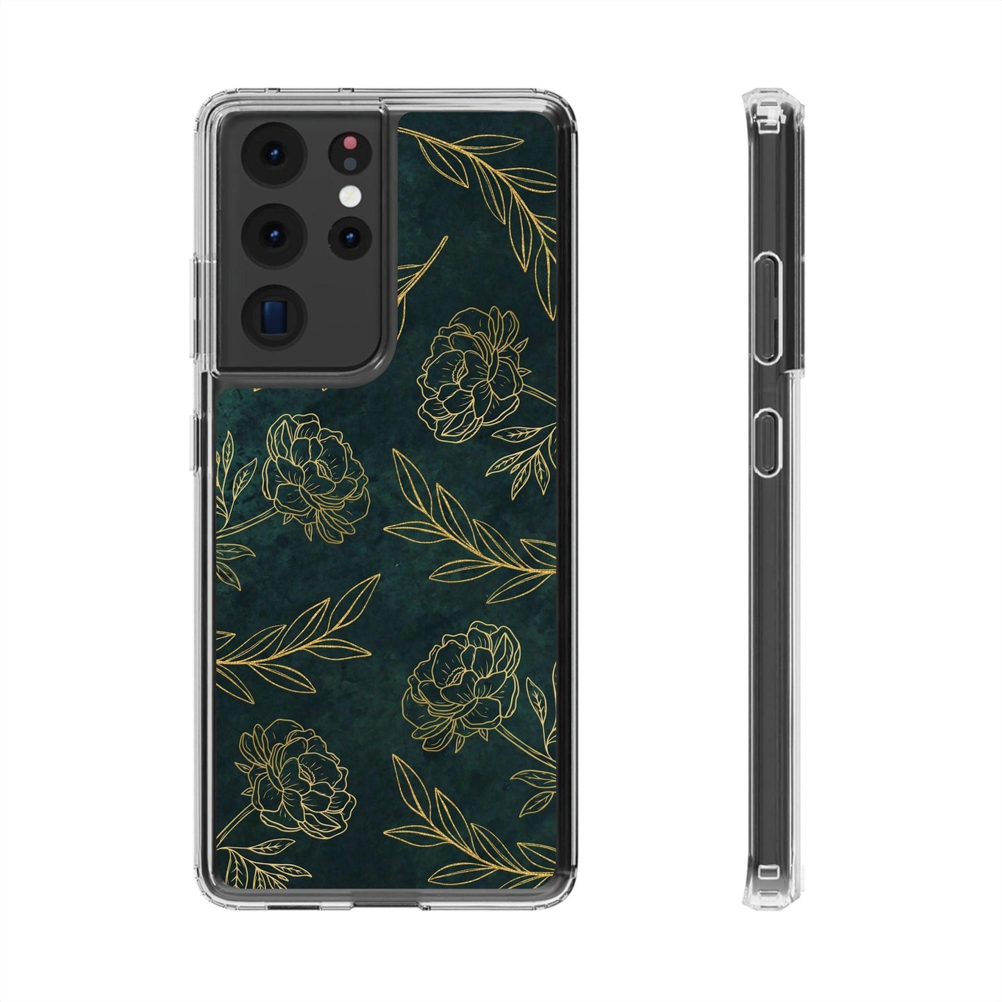 Floral Pattern Clear Cases