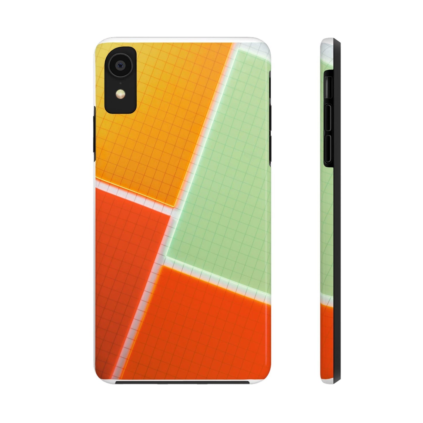 Four Colors Blocks With Shades Tough Phone Cases