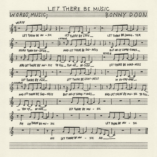 Bonny Doon - Let There Be Music [LP] Vinyl Record